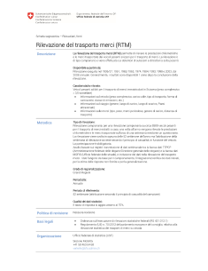 Rilevazione del trasporto merci