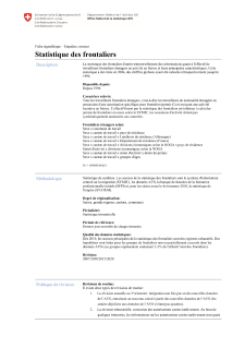 Statistique des frontaliers