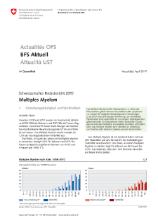 Schweizerischer Krebsbericht 2015 : Multiples Myelom