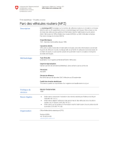 Parc des véhicules routiers