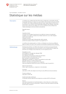 Statistique des médias