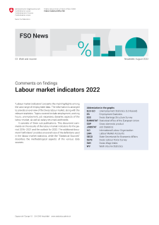 Labour market indicators 2022 - Comments on findings