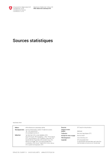 Indicateurs du marché du travail 2022 - Sources statistiques