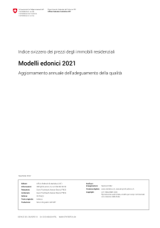 Modelli edonici 2021