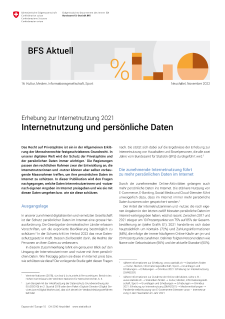 Internetnutzung und persönliche Daten