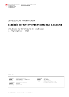 Erläuterungen zur Berichtigung der STATENT-Ergebnisse 2011-2018