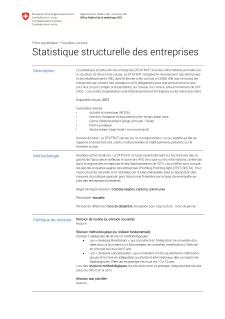 Statistique structurelle des entreprises
