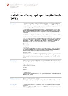 Statistique démographique longitudinale