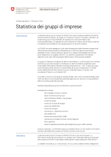 Statistica dei gruppi di imprese