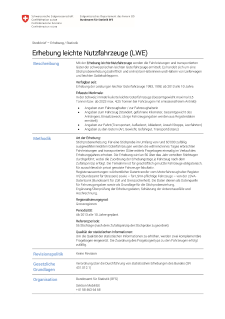 Erhebung leichte Nutzfahrzeuge