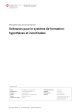 Scénarios pour le système de formation: Hypothèses et incertitudes