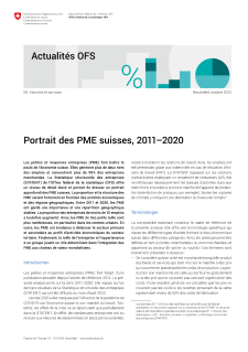 Portrait des PME suisses, 2011-2020