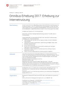 Omnibus 2017: Erhebung zur Internetnutzung