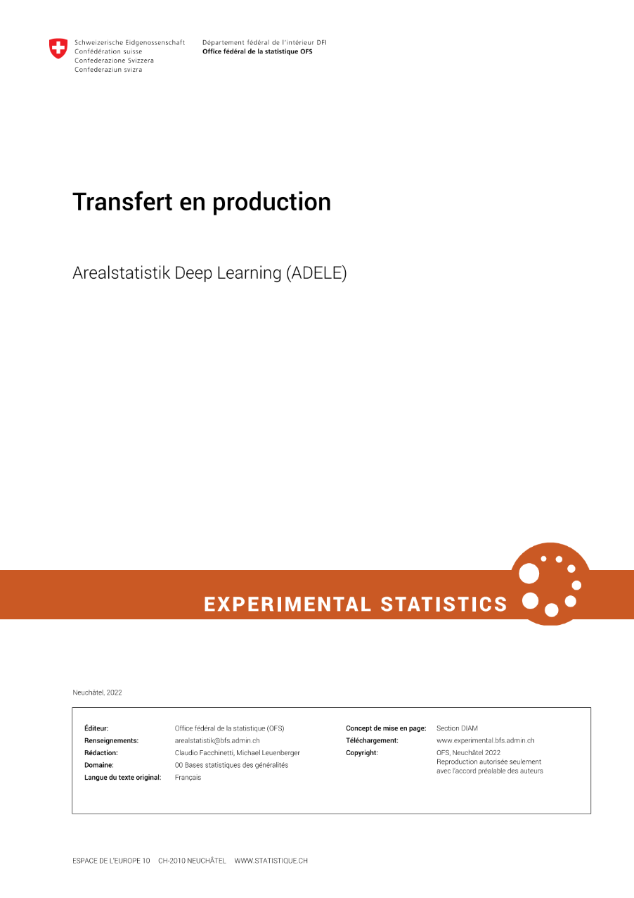 Transfert en production