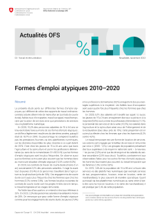 Formes d'emploi atypiques 2010-2020