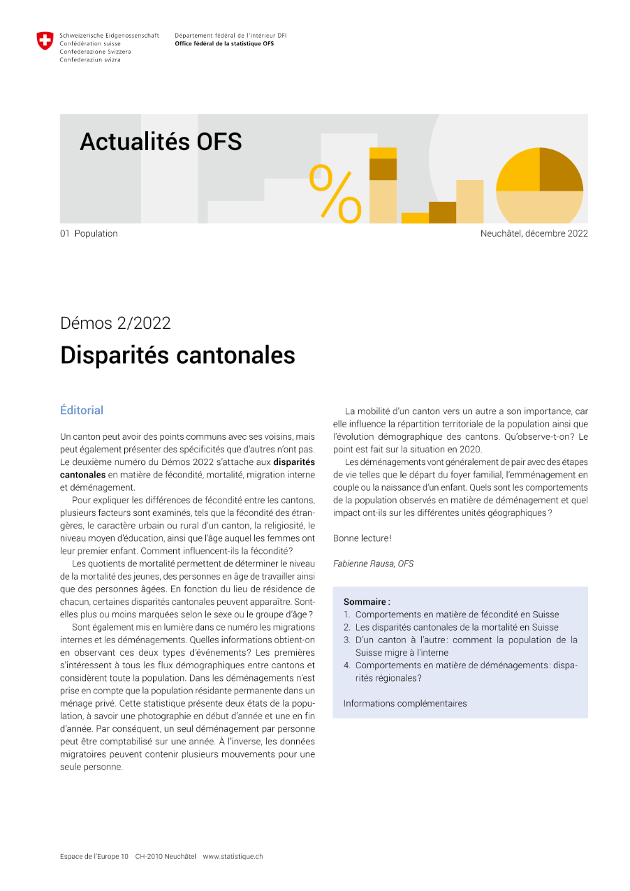 Disparités cantonales