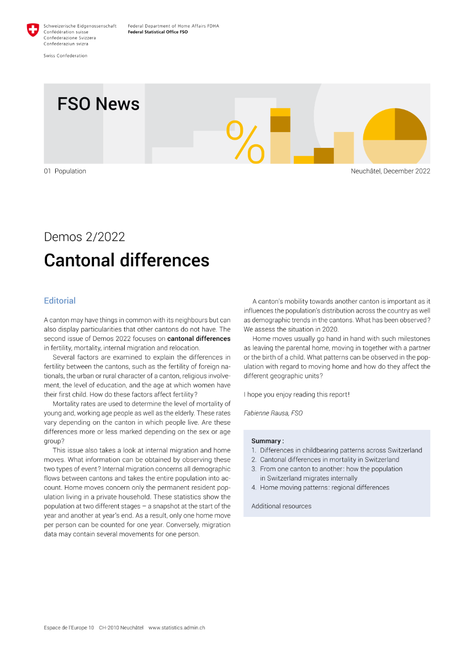 Cantonal differences