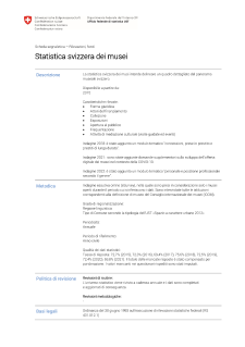 Statistica svizzera dei musei