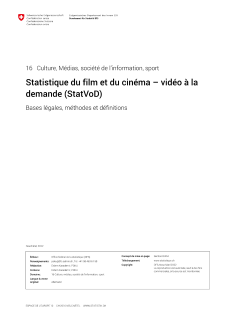 Statistique du film et du cinéma – Vidéo à la demande (StatVoD)