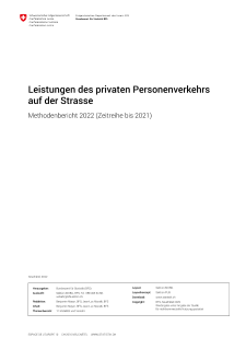 Leistungen des privaten Personenverkehrs auf der Strasse. Methodenbericht 2022. Zeitreihe bis 2021