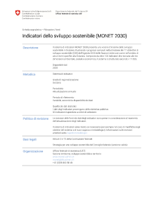 Indicatori dello sviluppo sostenibile