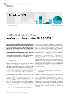 Démographie des entreprises (UDEMO)