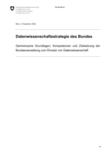 Datenwissenschaftsstrategie des Bundes