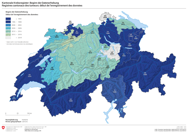 Kantonale Krebsregister: Beginn der Datenerhebung