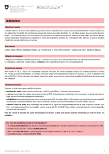 Explications questionnaire