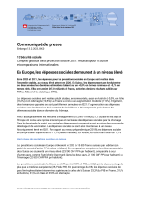 En Europe, les dépenses sociales demeurent à un niveau élevé