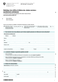 DLU - Questionnaire préliminaire