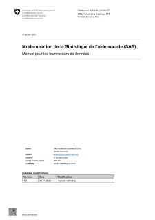 Manuel pour les fournisseurs de données