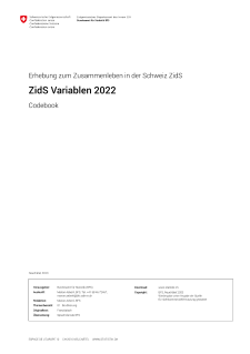 Fragebogen und Codebook 2022
