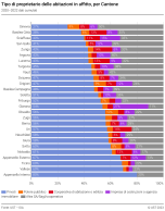 Tipo di proprietario delle abitazioni in affitto il Cantone