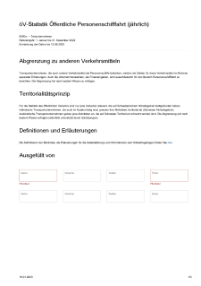 Musterfragebogen öffentliche Personenschifffahrt