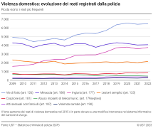 Violenza domestica: evoluzione dei reati registrati dalla polizia - Più da vicino: i reati più frequenti