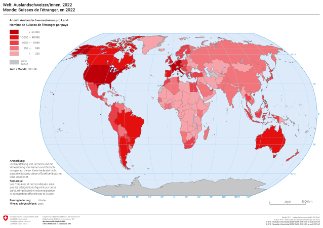 Monde: Suisses de l'étranger