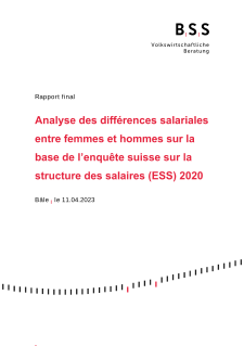 Analyse des différences salariales entre femmes et hommes sur la base de l'enquête suisse sur la structure des salaires (ESS) 2020
