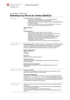 Statistique suisse du film et du cinéma