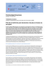 Près de la moitié des post-doctorants n'est plus en Suisse six ans après