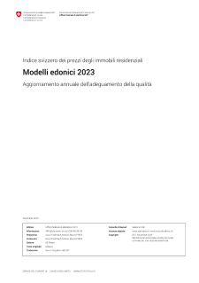 Modelli edonici 2023
