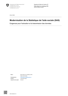 Exigences pour l'extraction et la transmission des données