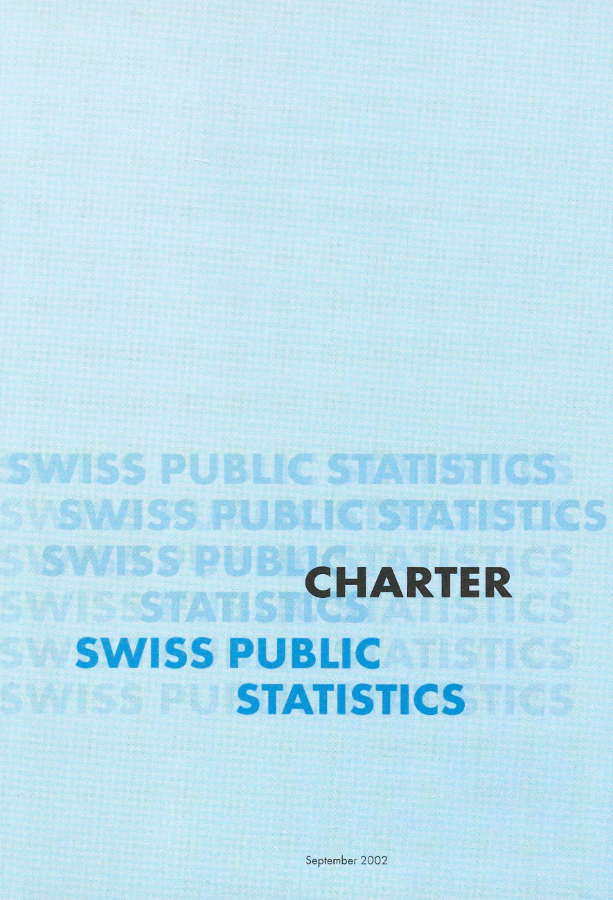 Charter. Swiss public statistics