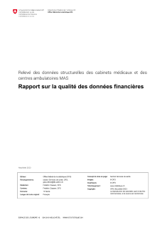 Rapport sur la qualité des données financières
