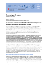 De nouveaux indicateurs révèlent les différences de parcours à l'intérieur du système de protection sociale