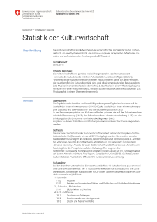 Statistik der Kulturwirtschaft