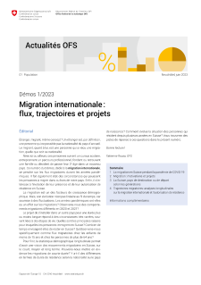 Migration internationale : flux, trajectoires et projets