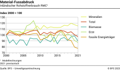Inländischer Rohstoffverbrauch RMC - Index 2000=100