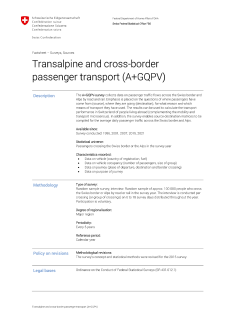 Transalpine and cross-border passenger transport