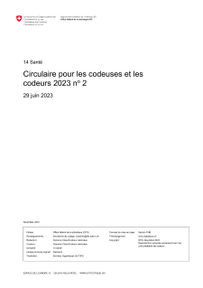 Circulaire pour les codeuses et les codeurs 2023 n° 2